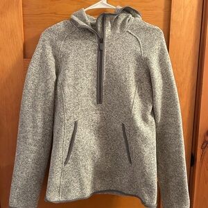 lululemon athletica Gray Hooded Jacket